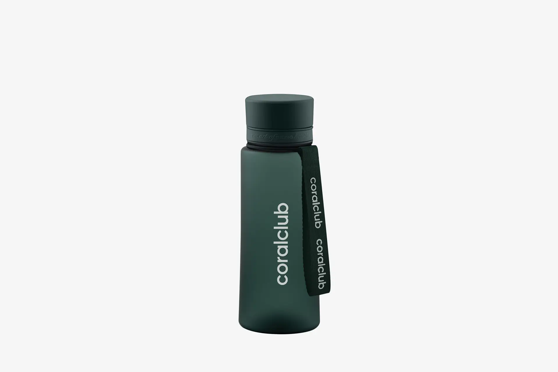 Coral Club Plastic Bottle, Dark Green